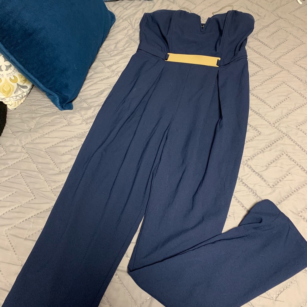 Strapless jumpsuit